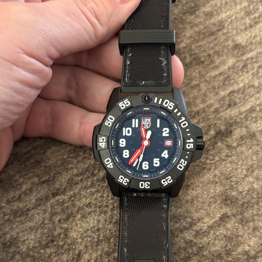 Luminox Black and Blue Watch
